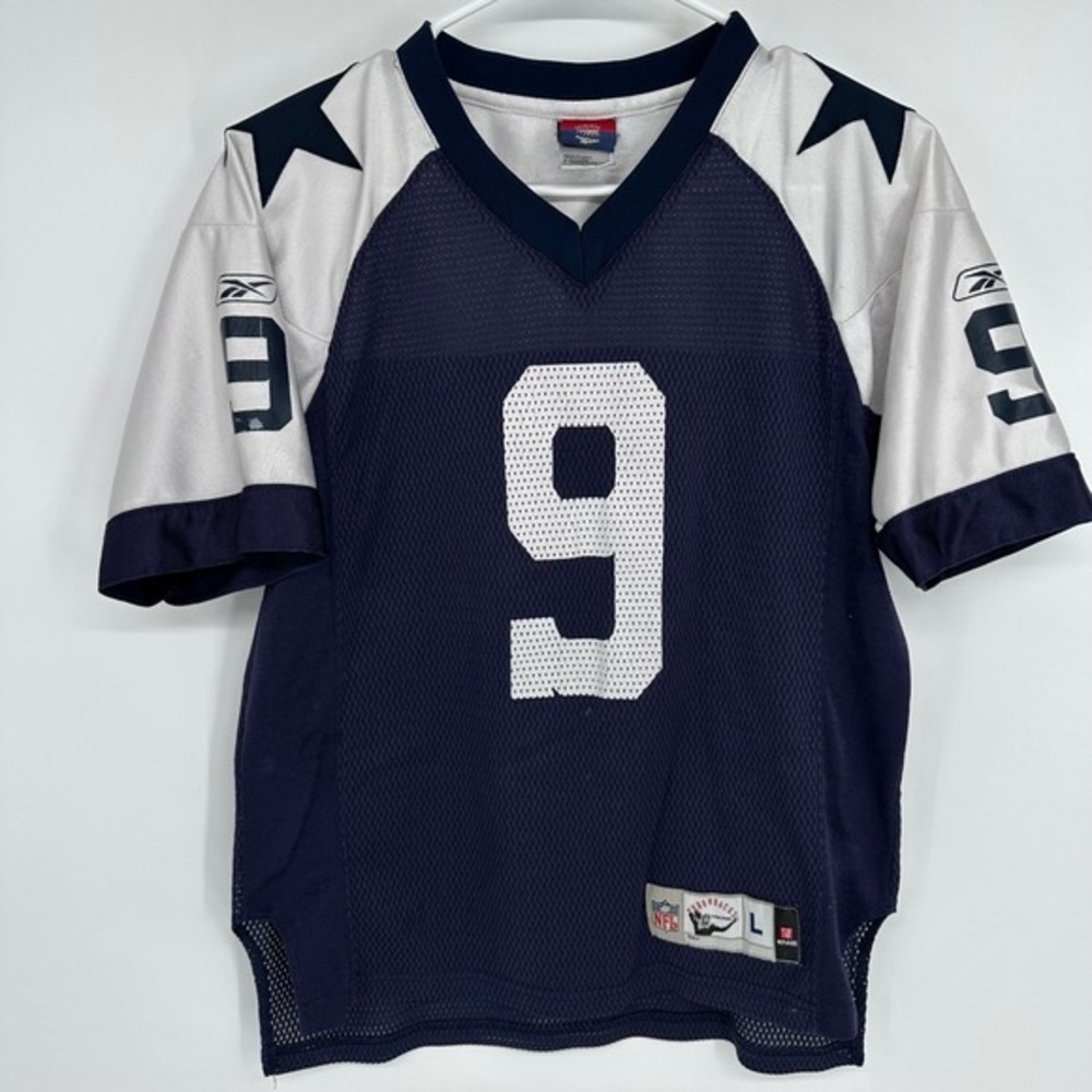 Vintage Kids Dallas Cowboys Tony Romo Reebok NFL Classic Jersey‎ Size L 14-16